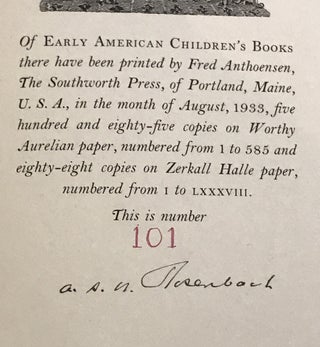 Early American Children's Books