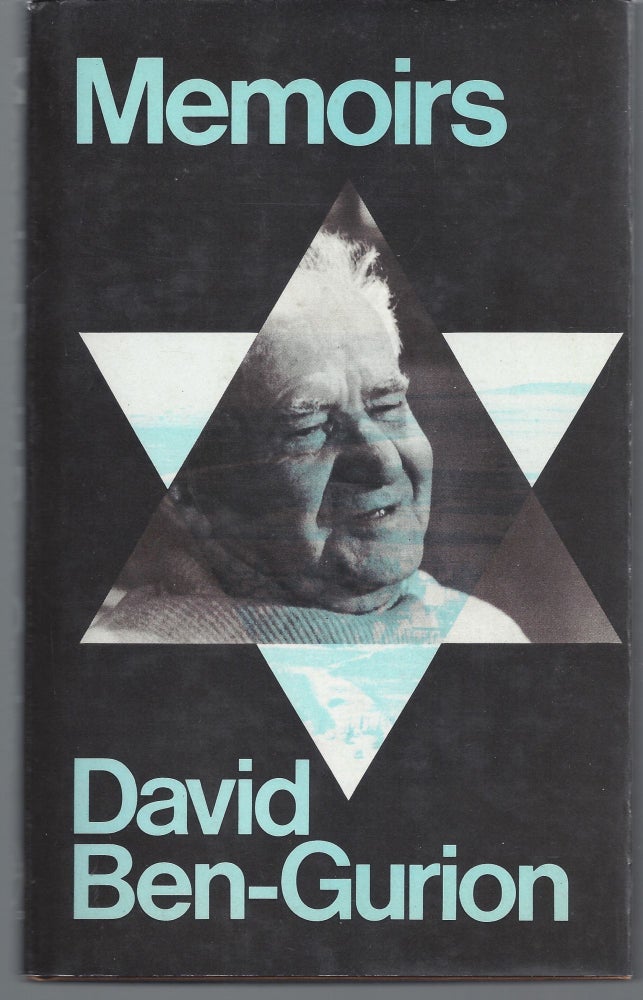Item #000462 Memoirs. David Ben-Gurion.