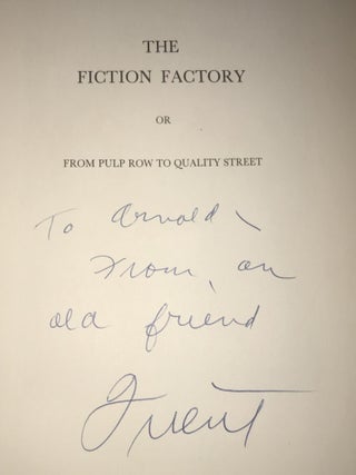 The Fiction Factory : From Pulp Row to Quality Street. The Story of 100 Years of Publishing at Street & Smith.