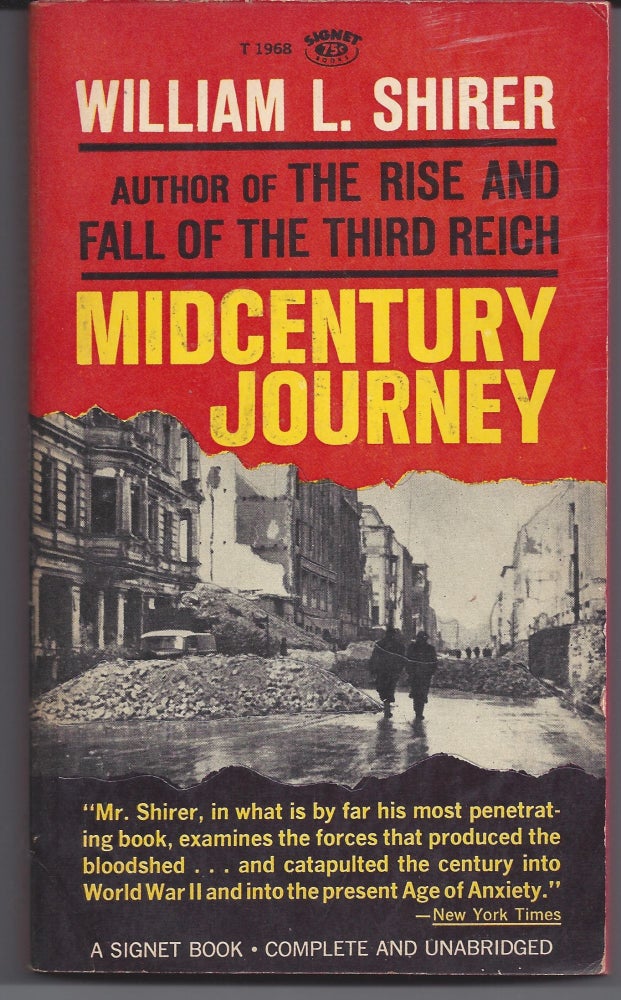 Item #002448 Midcentury Journey. William L. Shirer.