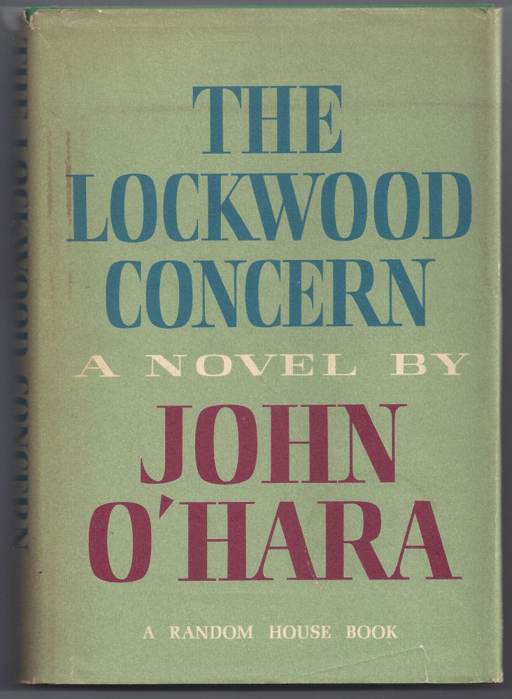 Item #004693 The Lockwood Concern. John O'Hara.