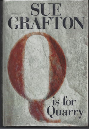 Item #006150 Q is for Quarry. Sue Grafton