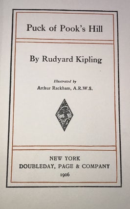 Puck of Pook's Hill (From the Library of Author George Barr McCutcheon)