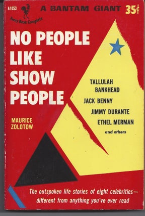 Item #006506 No People Like Show People. Maurice Zolotow