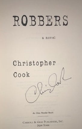 Item #006631 Robbers. Christopher Cook
