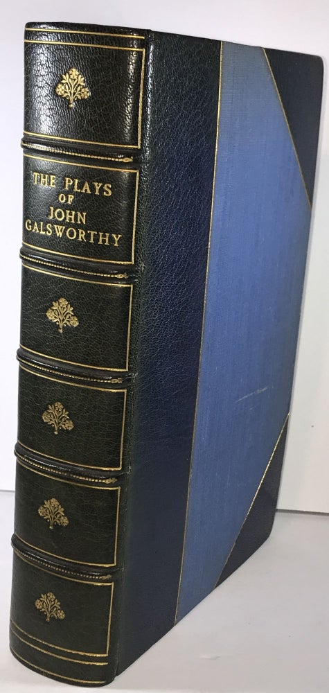 Item #006795 The Plays of John Galsworthy - Signed Binding by Sangorksi & Sutcliffe. John Galsworthy.