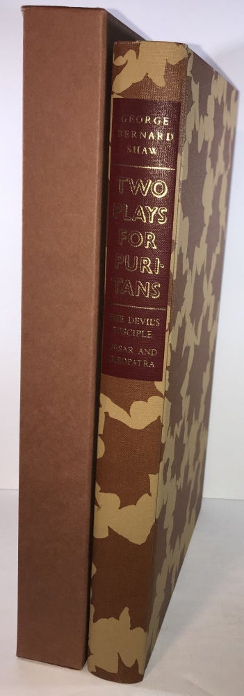 Item #006875 Two Plays For Puritans. George Bernard Shaw.