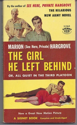 Item #006935 The Girl He Left Behind - Movie Tie-in. Marion Hargrove
