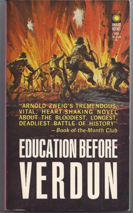 Item #007048 Education Before Verdun. Arnold Zweig