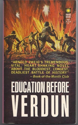 Item #007048 Education Before Verdun. Arnold Zweig