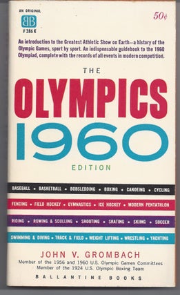 Item #007085 The Olympics 1960 Edition. John V. Grombach