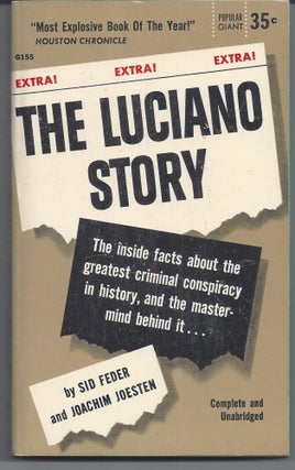 Item #007092 The Luciano Story. Sid Feder, Joachom Joesten