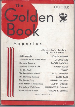 Item #007327 The Golden Book: Volume XVIII - October1933. Dickens Cather, Sabatini