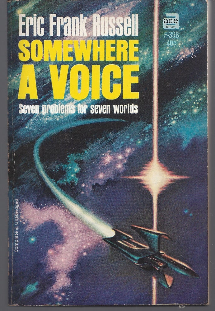 Item #007439 Somewhere A Voice. Eric Frank Russell.