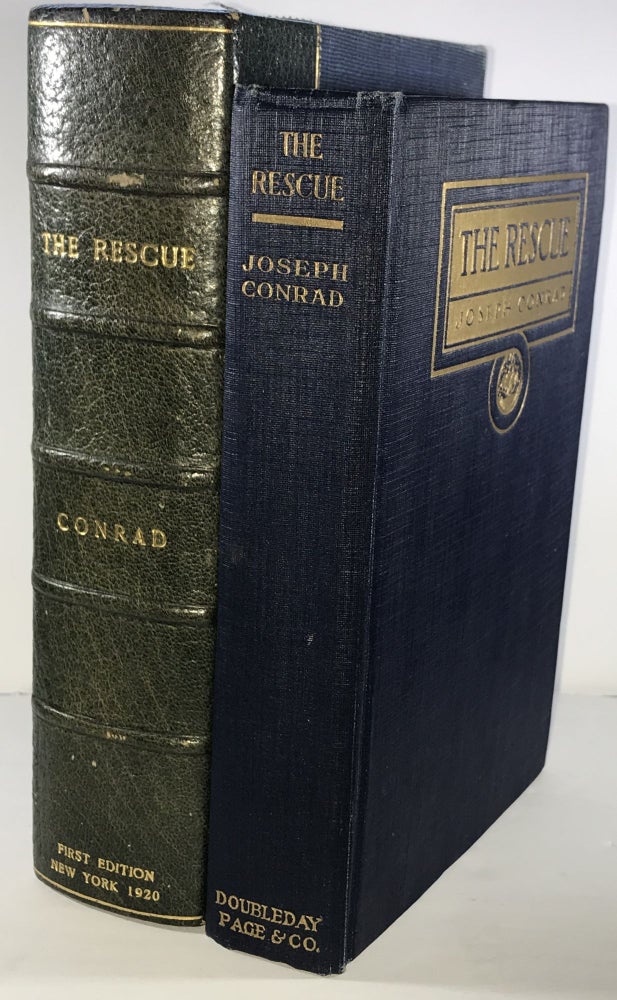 Item #007456 The Rescue; A Romance of the Shallows. Joseph Conrad.