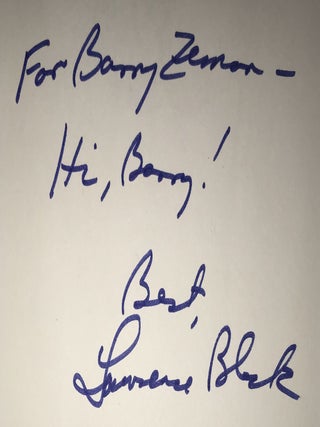 Eight Million Ways to Die (Inscribed Association Copy)