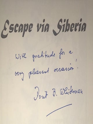 Escape Via Siberia: A Jewish Child's Odyssey of Survival