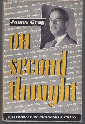 Item #008175 On Second Thought. James Gray
