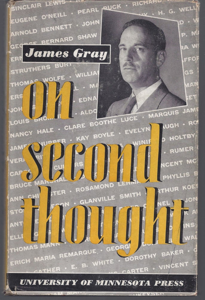 Item #008175 On Second Thought. James Gray.