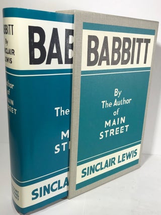 Item #008677 Babbitt. Sinclair Lewis