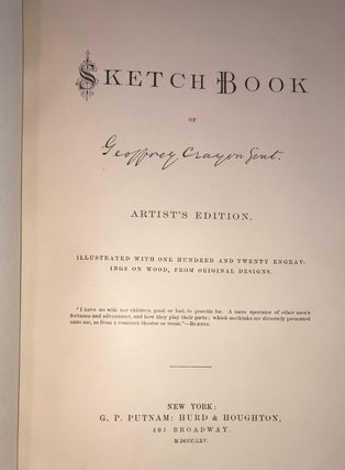 Sketchbook of Geoffrey Crayon, Gent.
