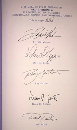 Night Visions 6 (Signed Limited Edition)