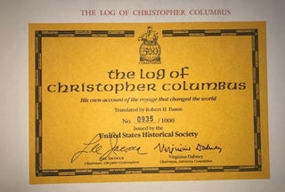 The Log of Christopher Columbus