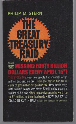 Item #009455 The Great Treasury Raid. Philp M. Stern