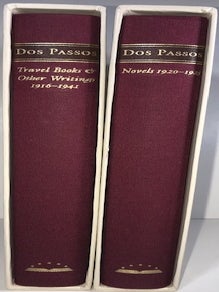 Item #009512 John Dos Passos: Travel Books & Other Writings 1916-1941; Novels: 1920-1925 ...