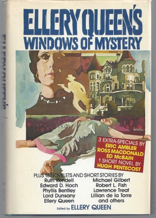 Item #009523 Ellery Queen's Windows of Mystery. Frederic Dannay, Manfred Bennington Lee, Ellery...