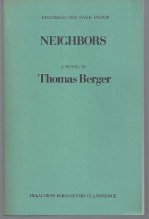 Item #009949 Neighbors (Uncorrected Page Proof). Thomas Berger