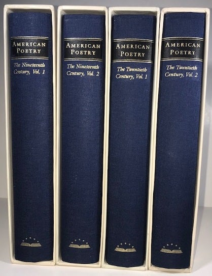 Item #010094 American Poetry: The Nineteenth Century, Vol. 1 & 2; The Twentieth Century Vol. 1 & 2 (Library of America). John: Compiler Hollander.