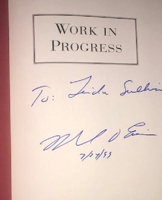 Work in Progress (Signed First Edition)