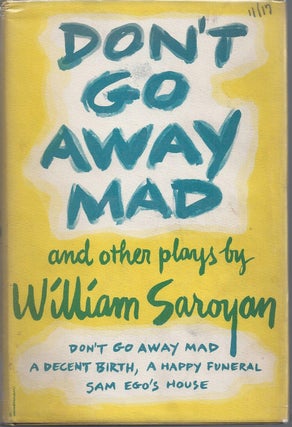 Item #010260 Don't Go Away Mad and Other Plays (Review Copy and copy of writer and critic Thomas...