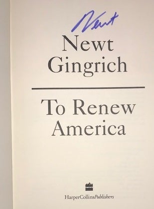 To Renew America (Signed)