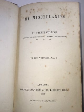 My Miscellanies