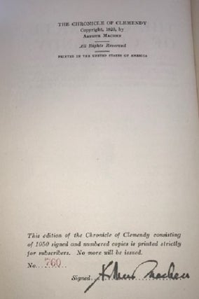 The Chronicle of Clemendy, or the History of IX Joyous Journeys.