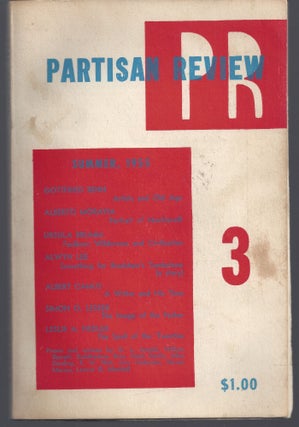 Item #010630 Partisan Review (Vol.XXII, #3, Summer, 1955). William Philips, Philip, Rahv