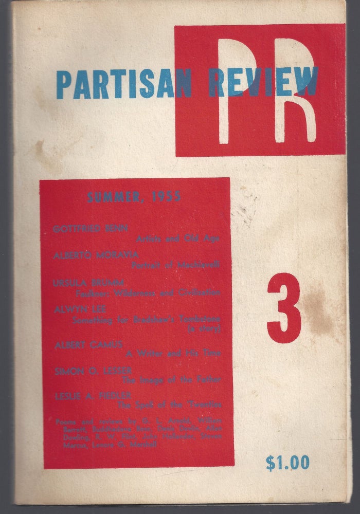 Item #010630 Partisan Review (Vol.XXII, #3, Summer, 1955). William Philips, Philip, Rahv.