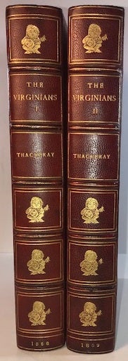 Item #010632 The Virginians, A Tale of the Last Century (First Edition - Signed Riviere Binding). William Makepeace Thackeray.