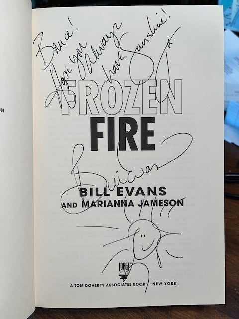 Frozen Fire Signed First Edition | Bill Evans, Marianna Jameson | 1st ...