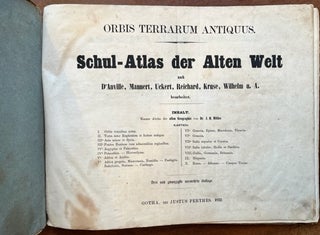 Orbis Terrarum Antiquus. Schul-Atlas der Alten Welt (School Atlas of the Old World)
