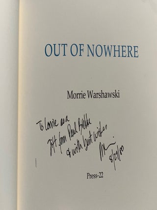 Out of Nowhere (Beat Poetry)