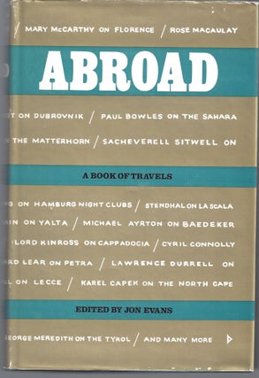 Item #011012 Abroad: A Book of Travels;. Jon Evans