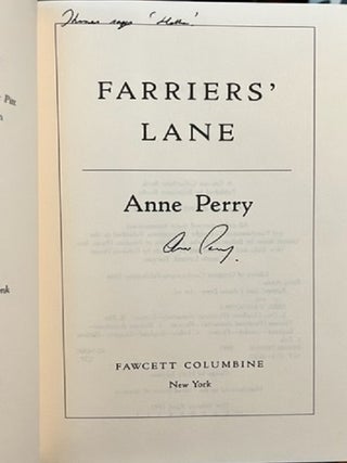 Farriers' Lane (Signed First Edition)