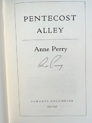 Pentecost Alley (Signed First Edition)