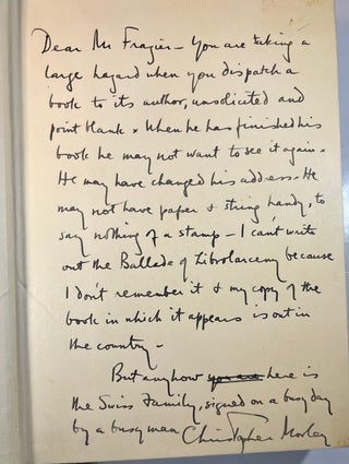 Swiss Family Manhattan (Inscribed First Edition)