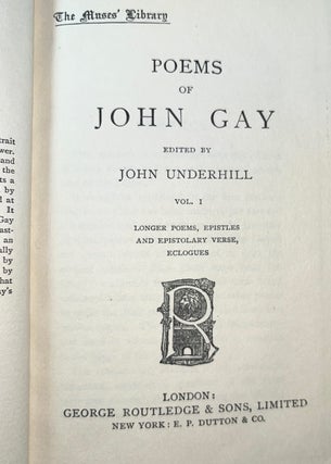 The Poems of John Gay
