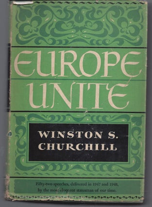 Item #011168 Europe Unite. Winston Churchill