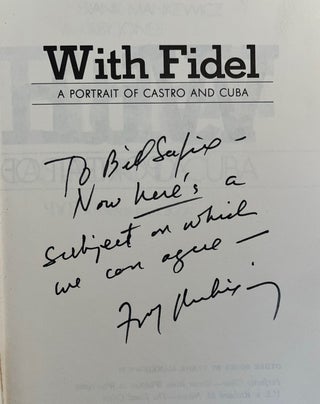 With Fidel: A Portrait of Castro and Cuba (Signed Association Copy)
